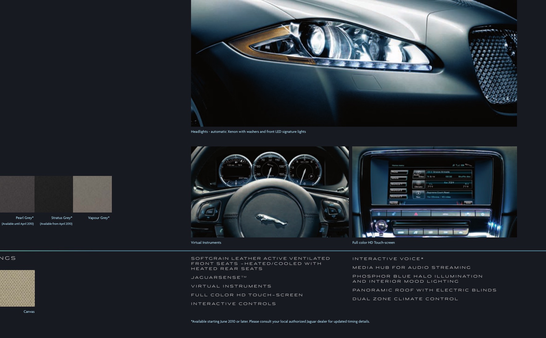 2010 Jaguar XJ Brochure Page 43